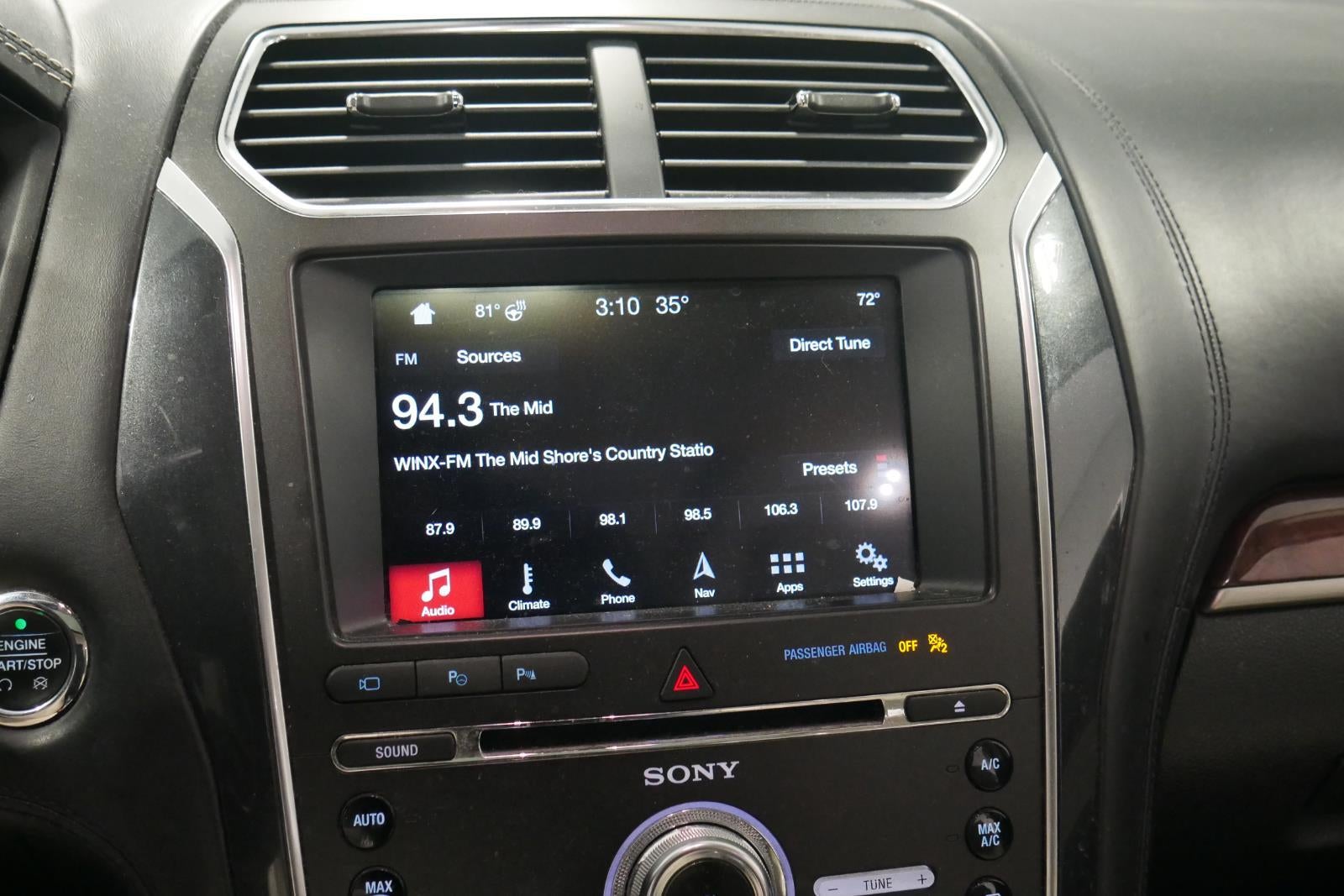 2018 Ford Explorer Platinum