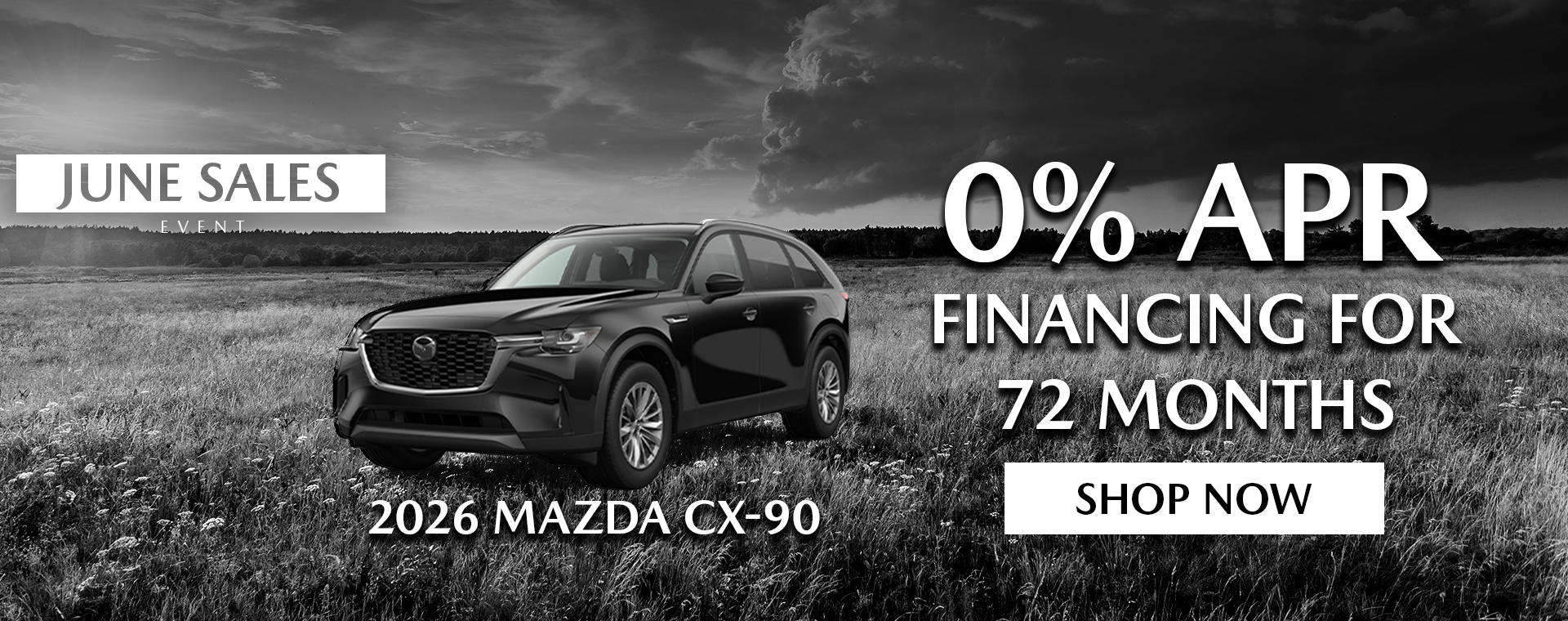 2026 Mazda CX-90 0%APR Financing for 72 months