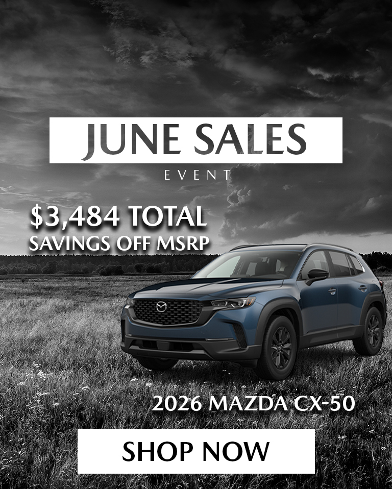 2026 Mazda CX-50 $3,484 Total Savings off MSRP