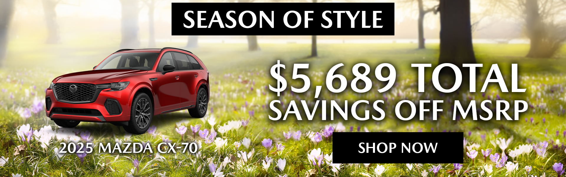 $5,689 off MSRP | 2025 Mazda CX-70