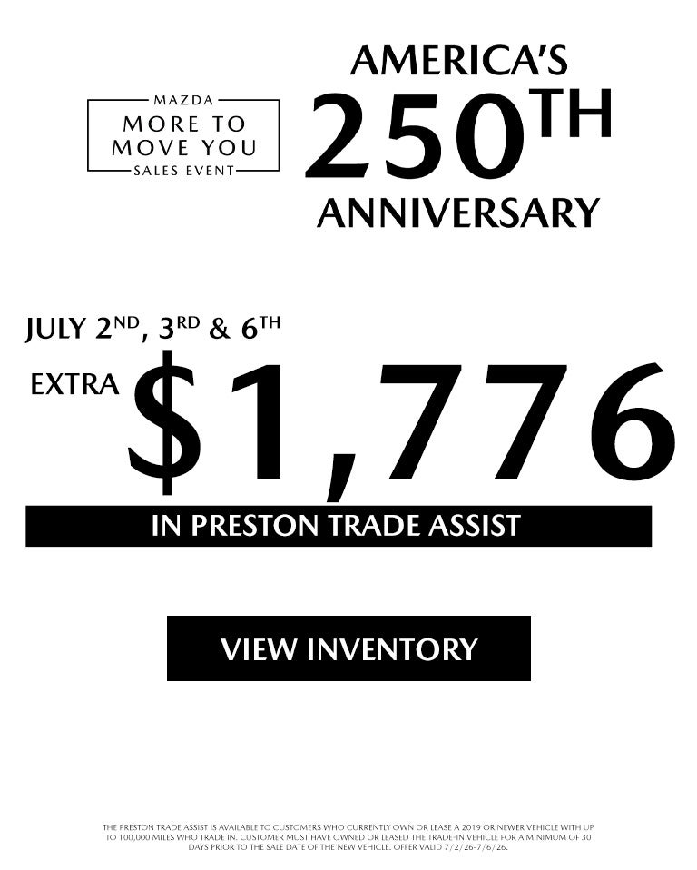  Extra $1,776 in Preston Trade Assist!