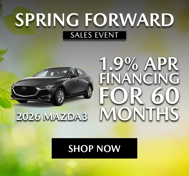 1.9% APR/60 Mo | 2026 Mazda3 Sedan 2.5 S