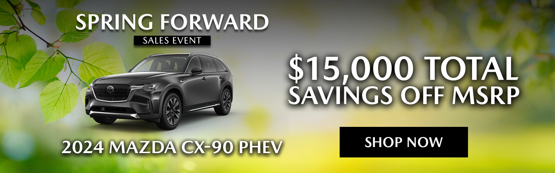 $15,000 off MSRP | 2024 Mazda CX-90 PHEV