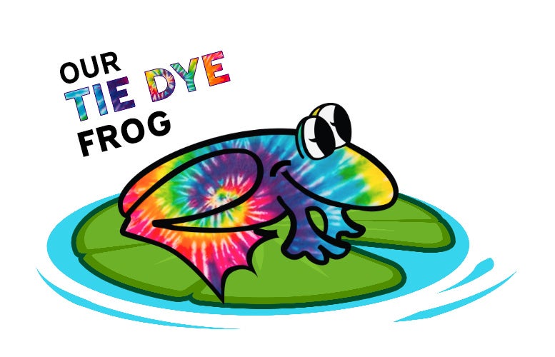 TIE DYE PRESTON FROG